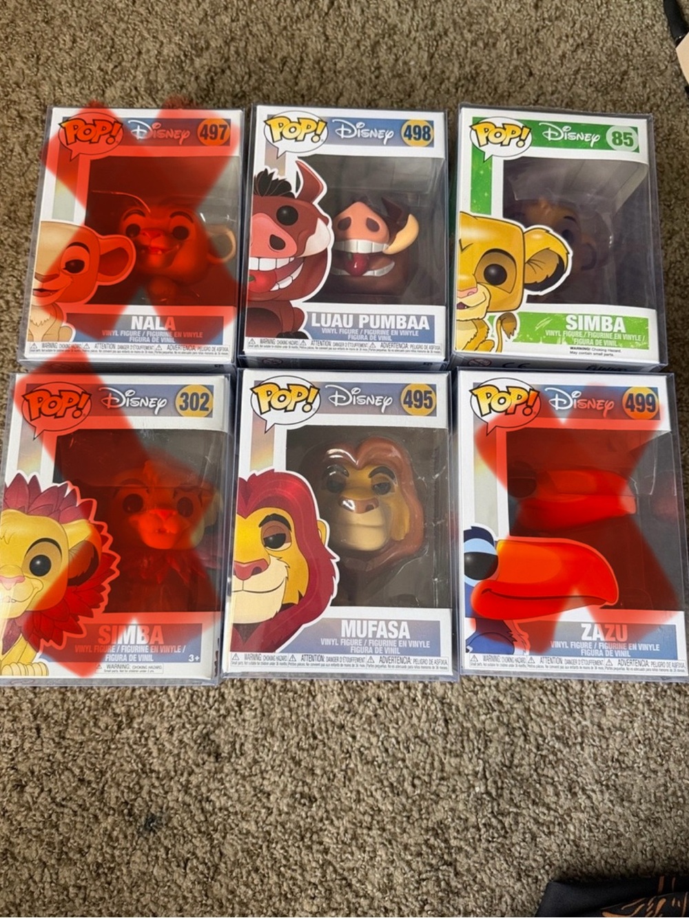 Funko Pop! Disney The Lion King lot
